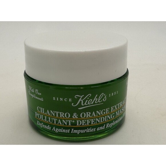 LOT OF 2 Kiehl's Cilantro & Orange Extract & Rate Earth Masque 0.5FLOZ/14ML EACH - Picture 2 of 11